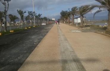 I lavori al Poetto
