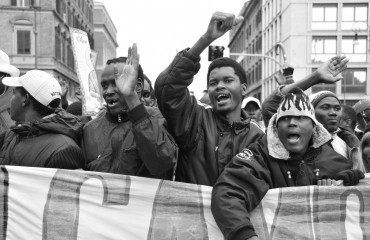 manifestazione migranti