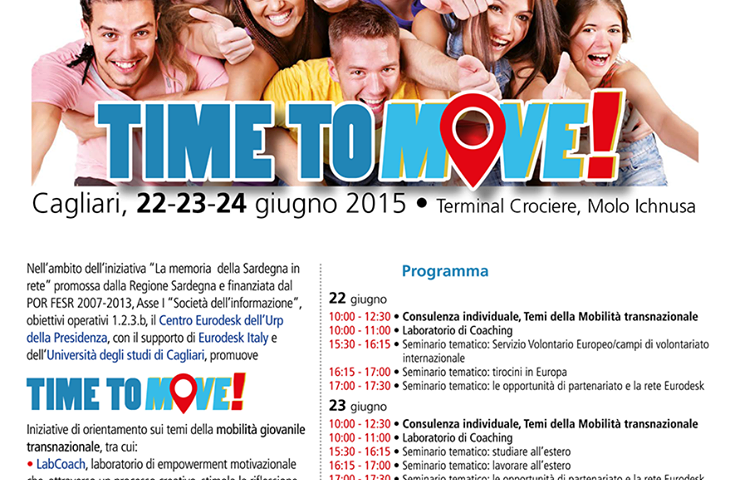 Mobilità Internazionale: sportello eurodesk attivo durante la “Memoria della Sardegna in rete”