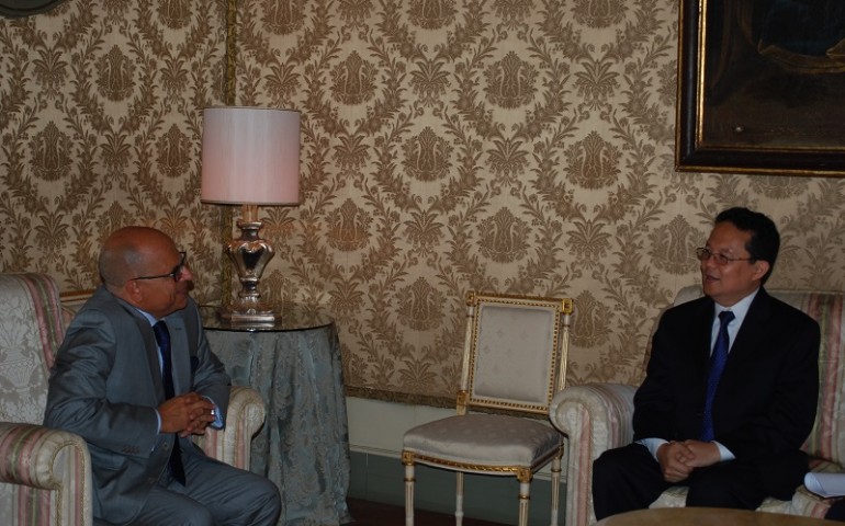 L’Ambasciatore filippino Nolasco in visita a Cagliari
