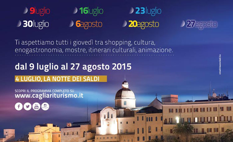 Cagliari si tinge d’estate: al via le Notti Colorate 2015