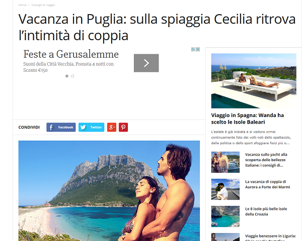 L’isola di Tavolara finisce in Puglia. La denuncia di Pili: “basta con lo scippo di immagini della Sardegna”