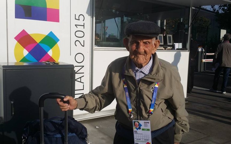All’Expo arriva Tziu Giuliu, 102 anni da San Sperate.