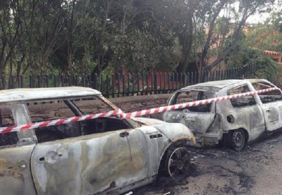 Capoterra: a fuoco l’auto del consigliere comunale Francesco Magi. Dolo o corto circuito?