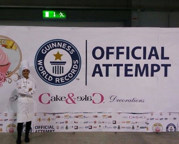 Sabrina Cherchi, da Selargius a Rho per una torta da Guinnes World Record