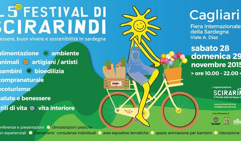 Quinto Festival di Scirarindi a Cagliari il 28 e 29 ottobre