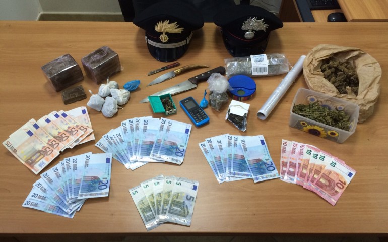 Un chilo di hashish in casa. Arrestato un 20enne incensurato di Cagliari