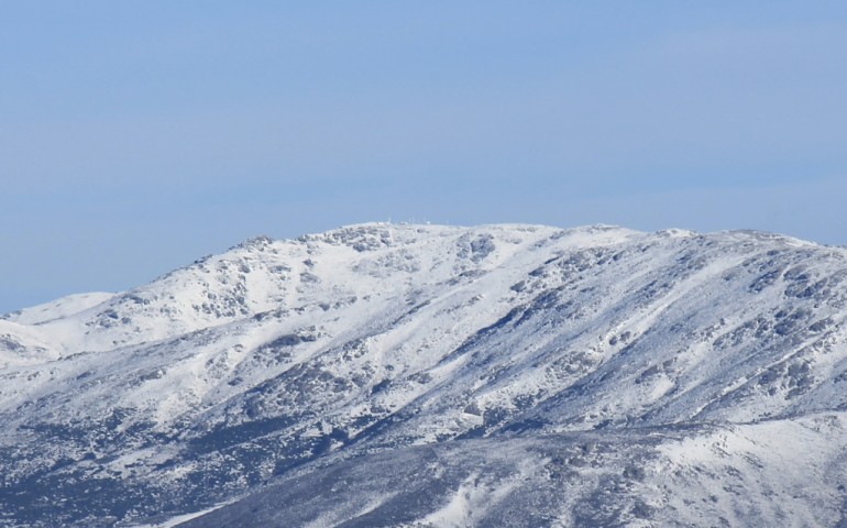 Arriva la neve in Sardegna. Gennargentu bianco