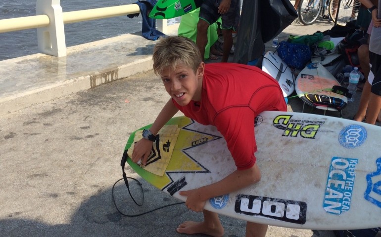 Intervista a Matteo Calatri, 13enne cagliaritano campione di surf