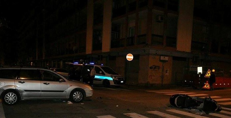 Cagliari, scooter travolto da un’auto. Centauro gravissimo in ospedale