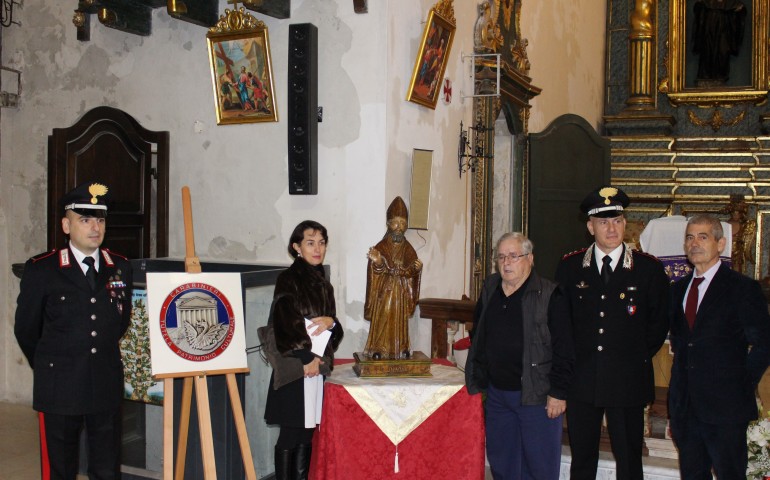 Dopo anni di assenza, i carabinieri restituiscono la statua di S.Agostino all’omonima chiesa cagliaritana