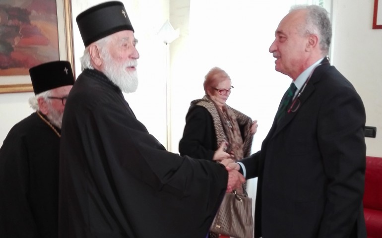 Cagliari. Visita del Capo della Chiesa Ortodossa del Montenegro