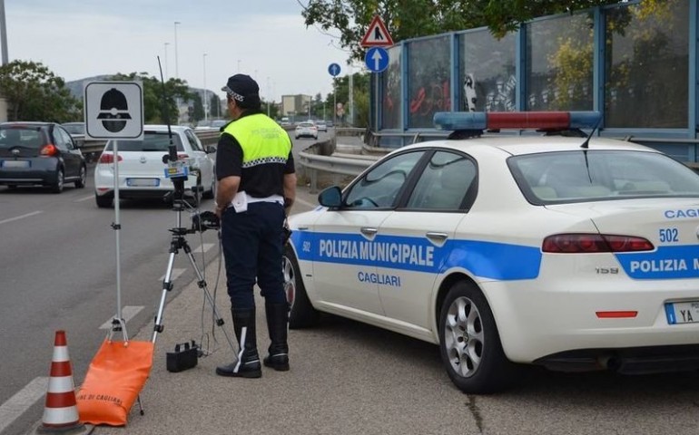 Rilevamento della velocità a Cagliari nel mese di marzo