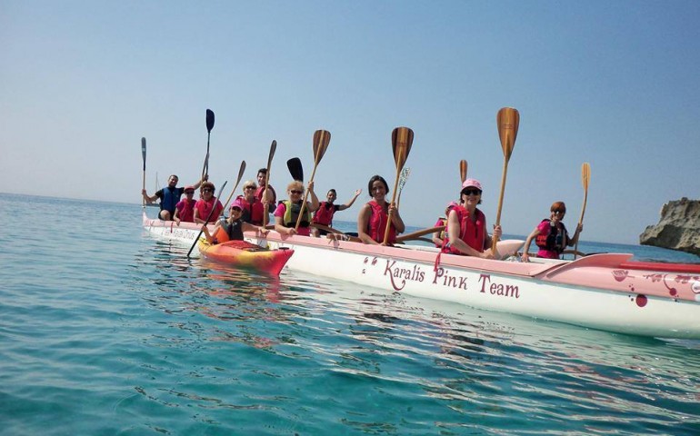 Dragon boat per una giornata dedicata alle donne operate di tumore al seno