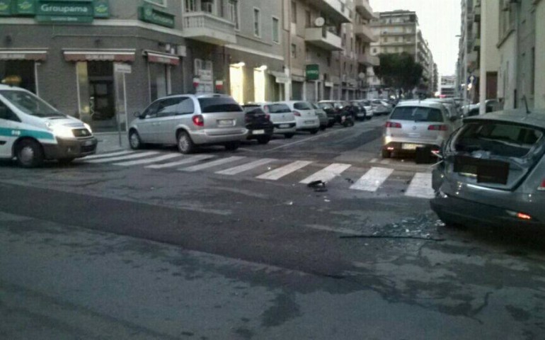Cagliari: Incidente stradale all’incrocio tra via Leopardi e via Manzoni.