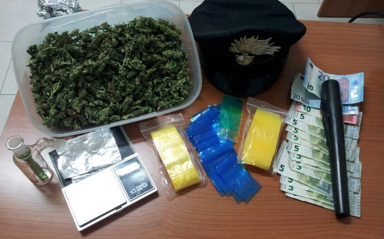 Droga. Ventenne di Maracalagonis arrestato per detenzione di marijuana.