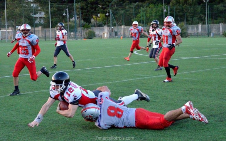 Football americano. Esordio vincente per i Crusaders, nella prima in casa