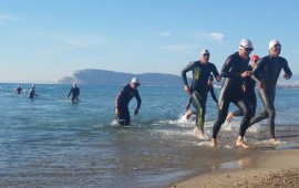 Una gara di triathlon del 2015