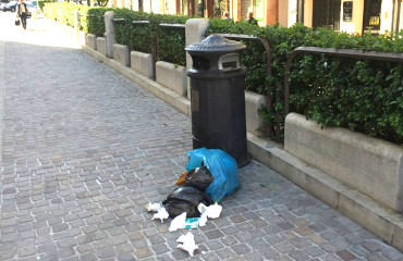 Corso Vittorio Emanuele II, questa mattina