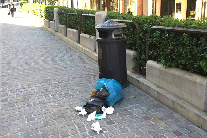 Corso Vittorio Emanuele II, questa mattina