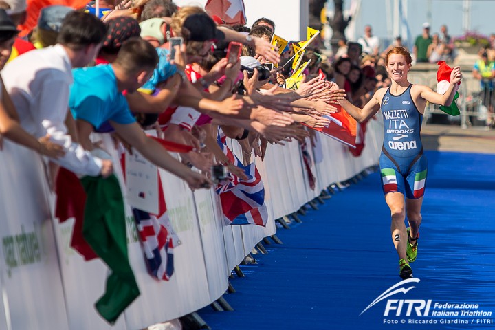 Un'immagine del campionato europeo di Triathlon (foto Riccardo Giardina)