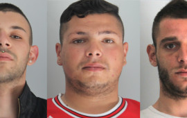 I tre giovani arrestati
