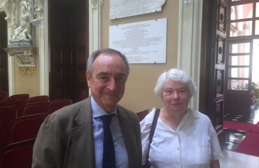 Giorgio La Nasa con Barabara Jane Bain