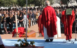 I funerali di Pinuccio Sciola a San Sperate