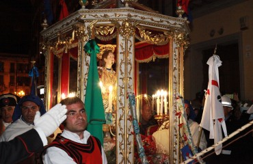 Il rientro di Sant'Efisio in città (foto Alessandro Pigliacampo)