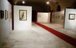 Una parte della mostra dedicata a Carol Rama.