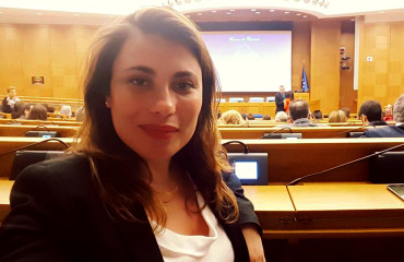 Valentina Zuddas nella Camera dei deputati di Roma