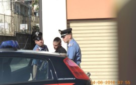 I carabinieri di Villacidro impegnati nell'arresto