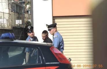 I carabinieri di Villacidro impegnati nell'arresto