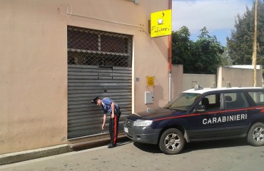 I carabinieri durante il sopralluogo di stamattina