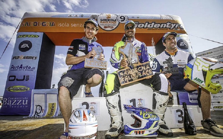 Goldentyre Sardegna rally race. Vittoria del catalano Juan “Sherco” Pedrero