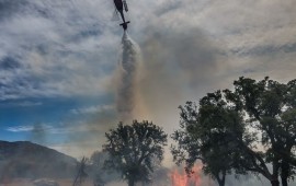 Un elicottero in azione