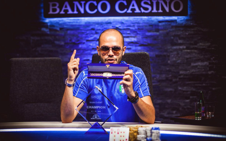 Alessandro Secci, vincitore del torneo di Texas hold'em