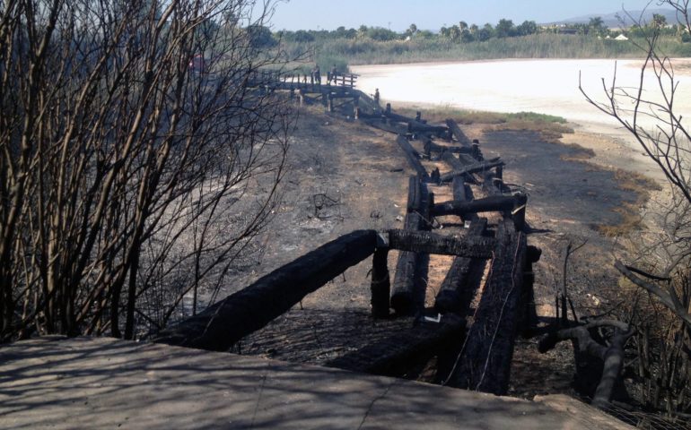 L'incendio a Terramaini