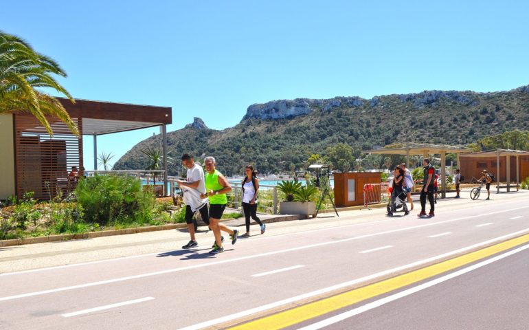 La nuova passeggiata del Poetto