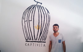 Tiziano Tunerani e il logo di Captivia