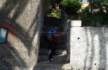 I carabinieri sul posto