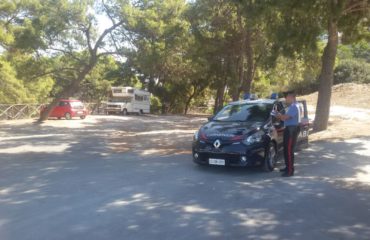 I carabinieri sul posto
