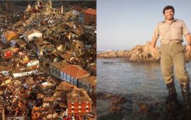 Le conseguenze del terremoto a Teora e Gian Carlo Concu