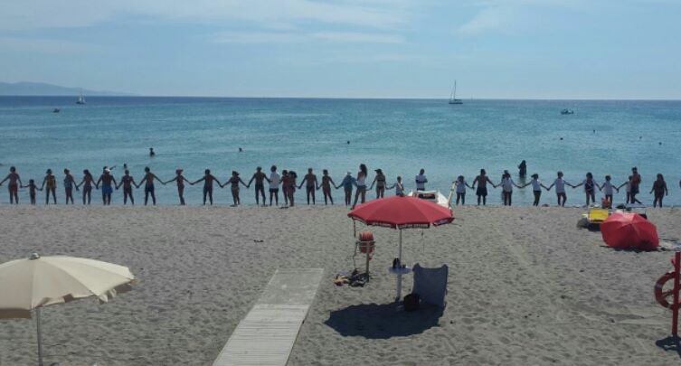 Il Poetto white splash di domenica scorsa