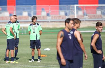 Un allenamento del Cagliari di Rastelli (foto Cagliari Calcio)