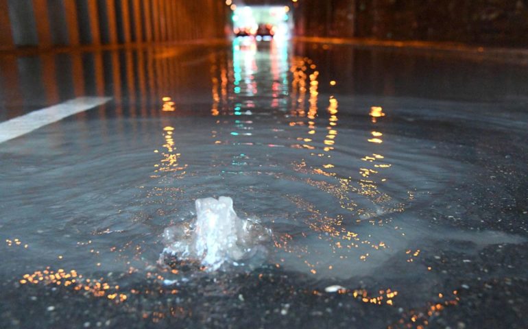 Tempesta tropicale su Cagliari: allerta sino alle 6 di questo pomeriggio