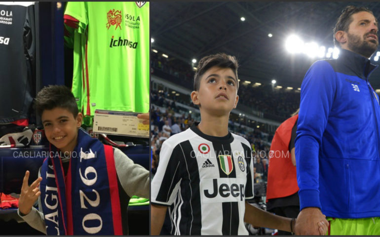 Andrea dopo aver sconfitto la malattia ha realizzato il sogno di una vita: una notte allo Juventus Stadium con i suoi idoli del Cagliari