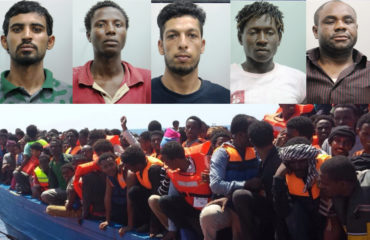 Gli scafisti arrestati