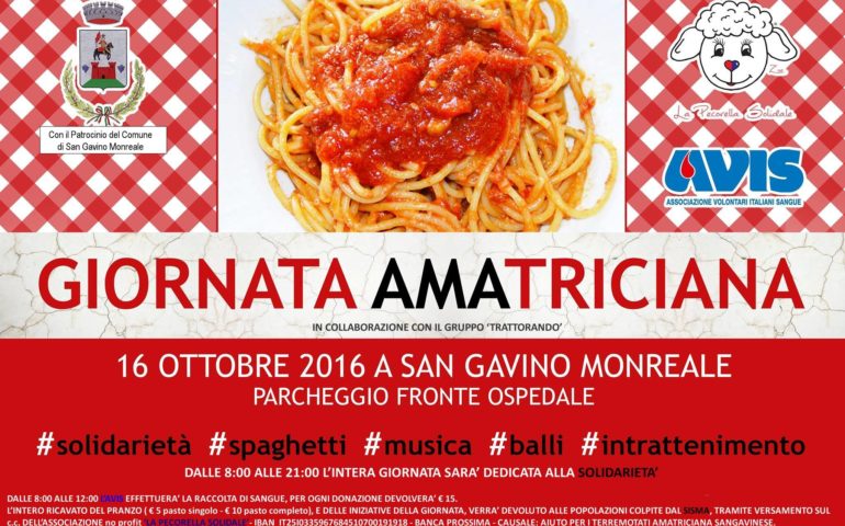 Un pranzo per i terremotati: domenica San Gavino si mobilita per aiutare Amatrice