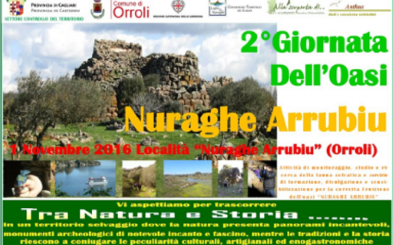 Il 1 novembre a Orroli la seconda Giornata dedicata all’Oasi, promossa dalla Provincia di Cagliari